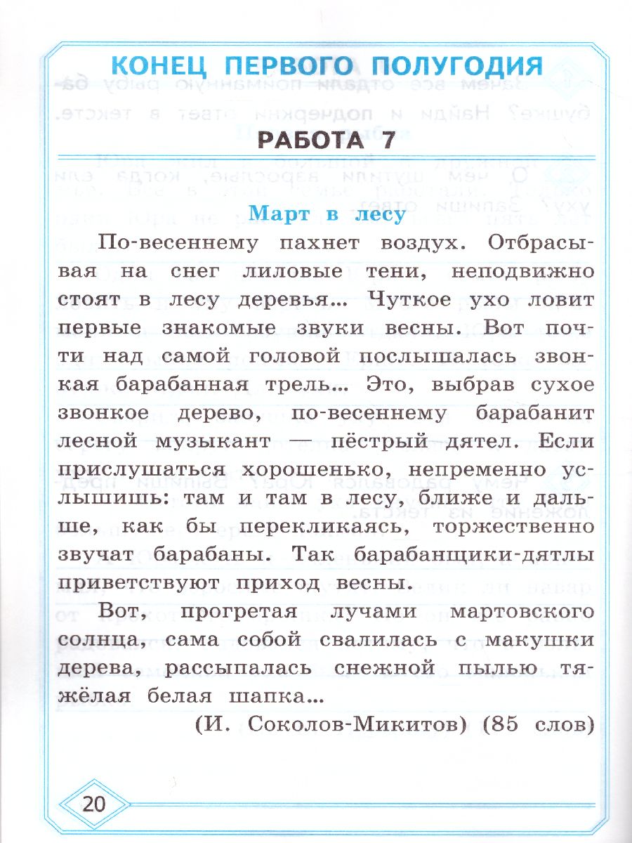 Литературное чтение 2 класс. Диагностика читательской грамотности. ФГОС -  Межрегиональный Центр «Глобус»