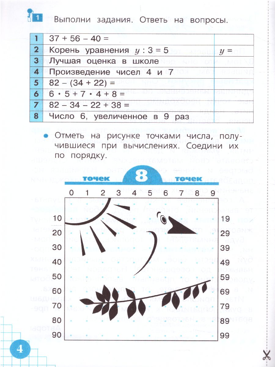 Волшебные точки вычисляй и рисуй 1 класс