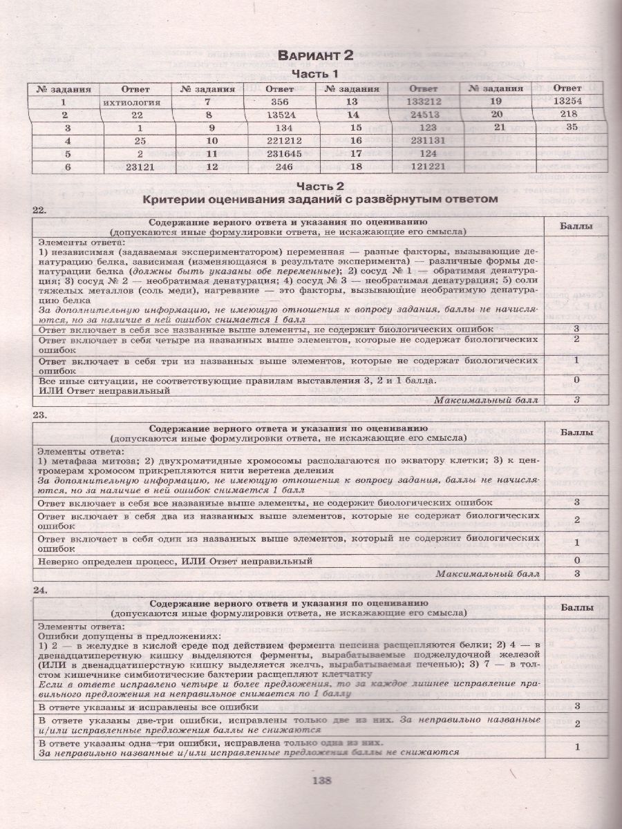 ЕГЭ 2022 Биология. 14 вариантов - Межрегиональный Центр «Глобус»