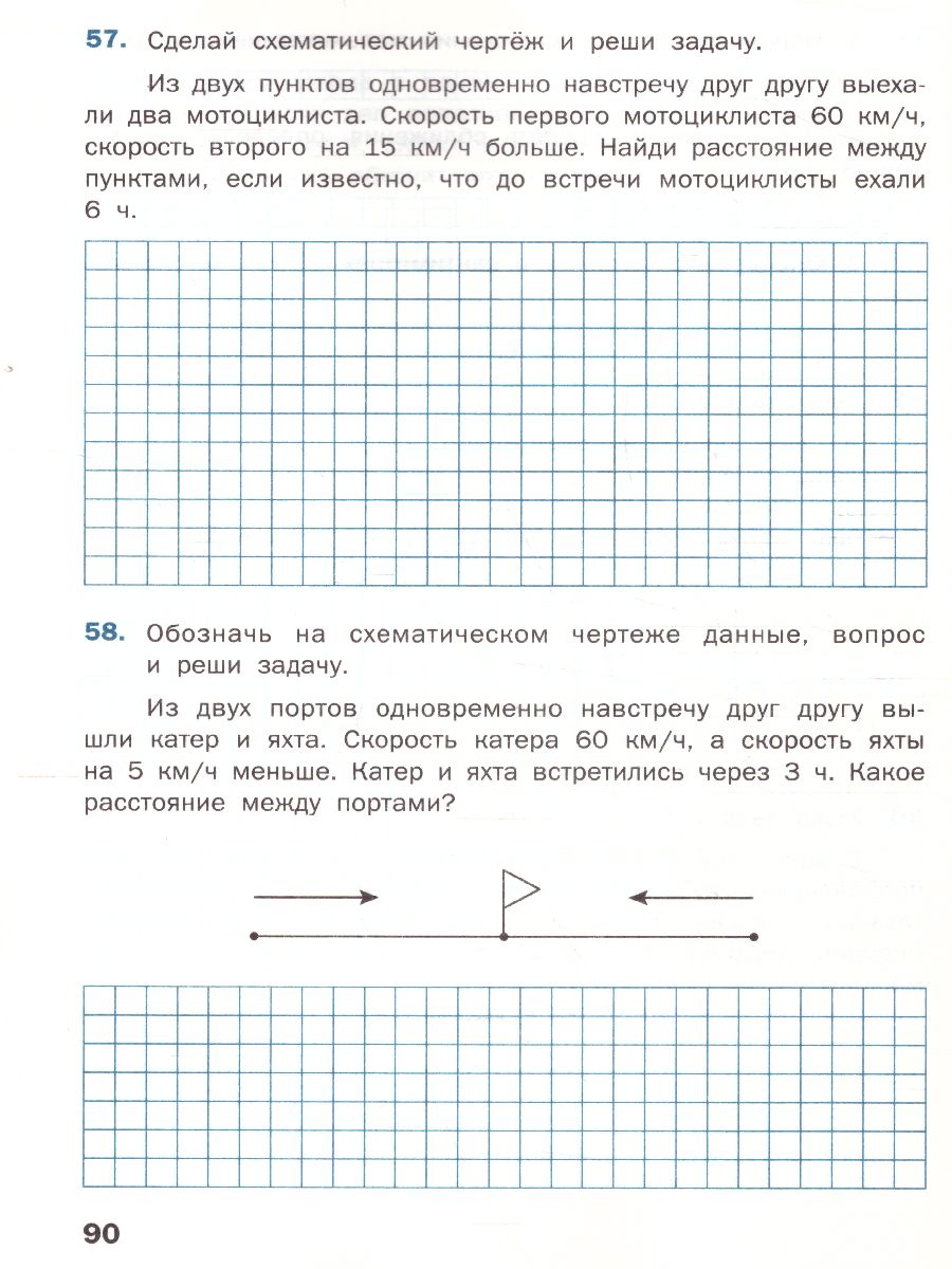 Математический тренажёр: текстовые задачи 4 класс. ФГОС - Межрегиональный  Центр «Глобус»