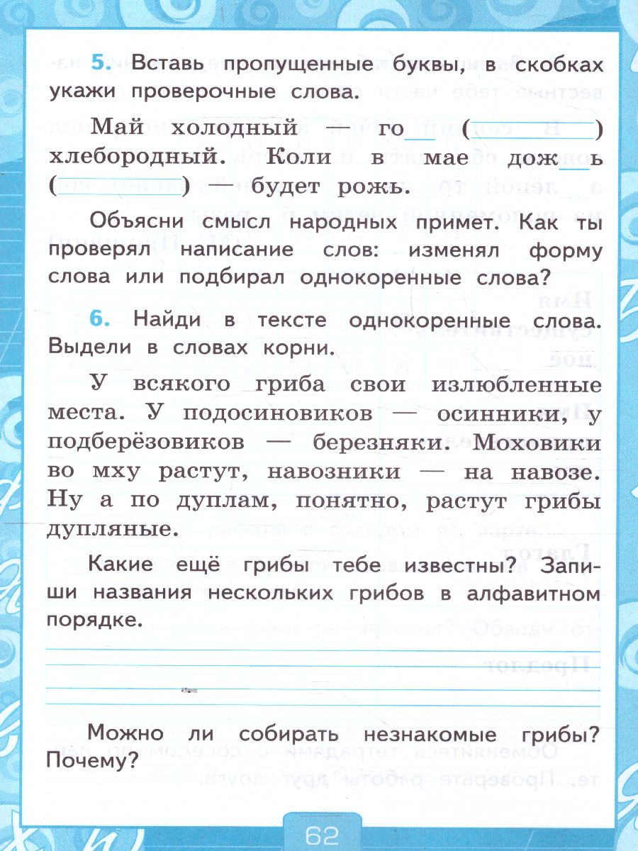 Русский язык 2 класс. Рабочая тетрадь. Часть 2. ФГОС - Межрегиональный  Центр «Глобус»