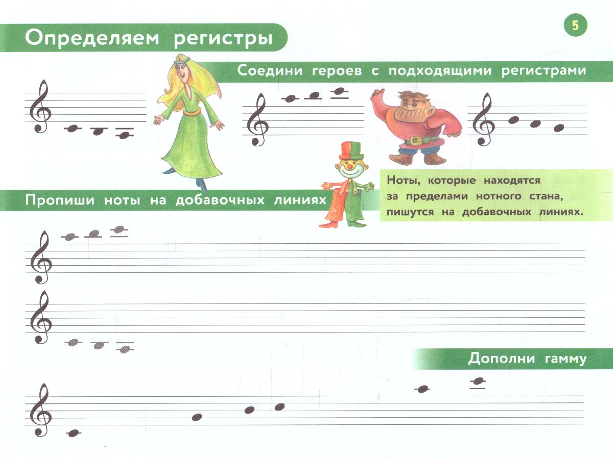 Веселая музыкальная грамота: альбом №3 по сольфеджио и фортепиано для детей  - Межрегиональный Центр «Глобус»