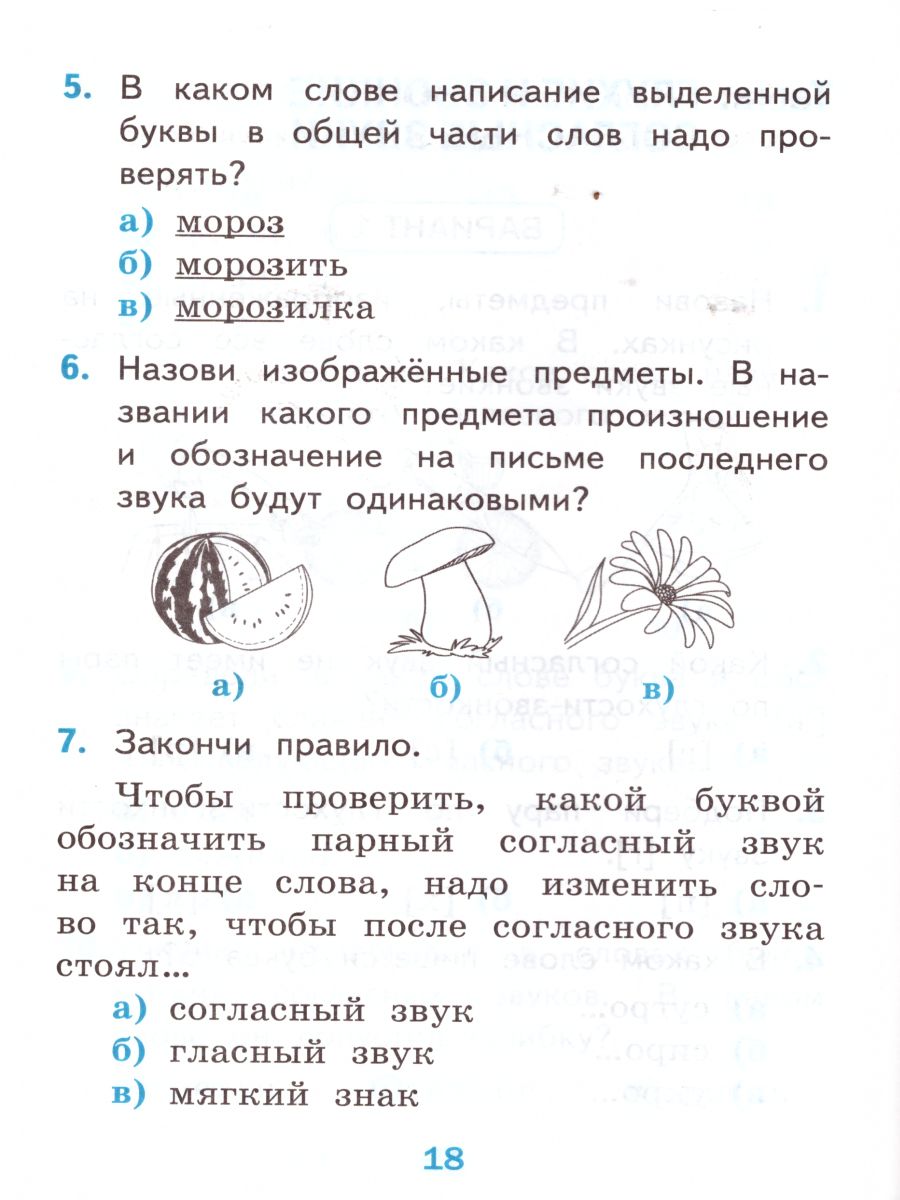 Русский язык 1 класс. Тесты Часть 2. ФГОС - Межрегиональный Центр «Глобус»