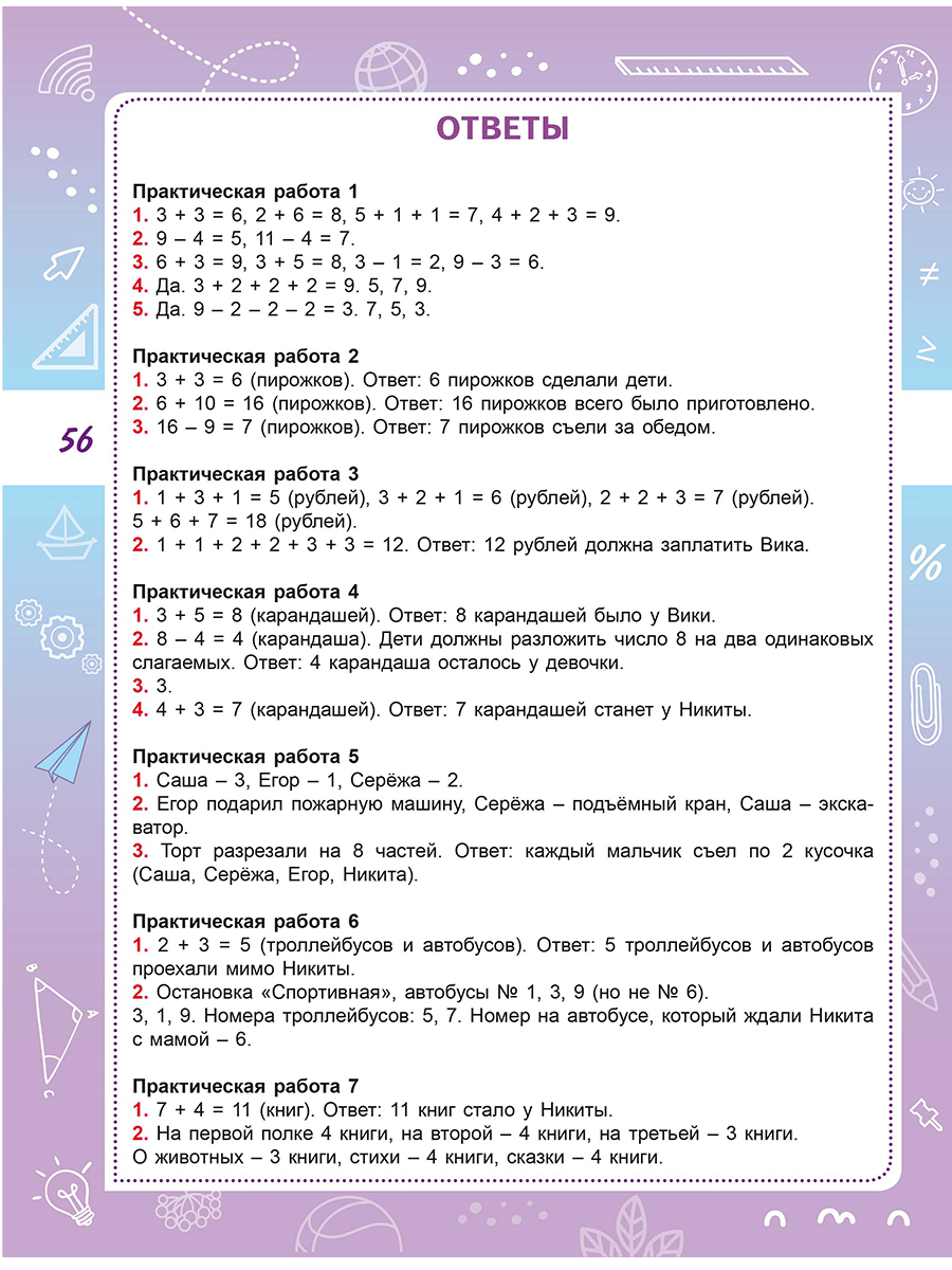 Математическая грамотность. Практикум для школьников. 1 класс -  Межрегиональный Центр «Глобус»