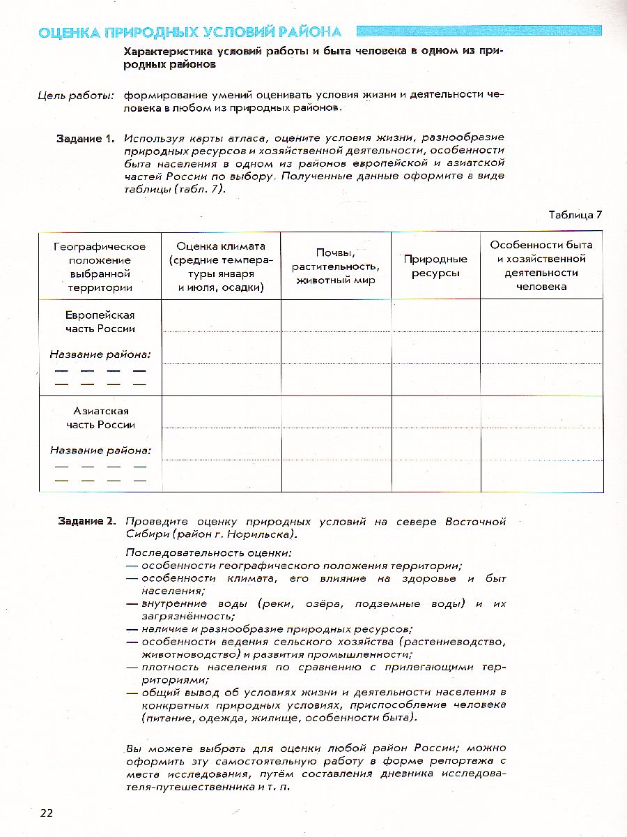 География 8 класс. Рабочая тетрадь с контурными картами. С тестовыми  заданиями ЕГЭ - Межрегиональный Центр «Глобус»