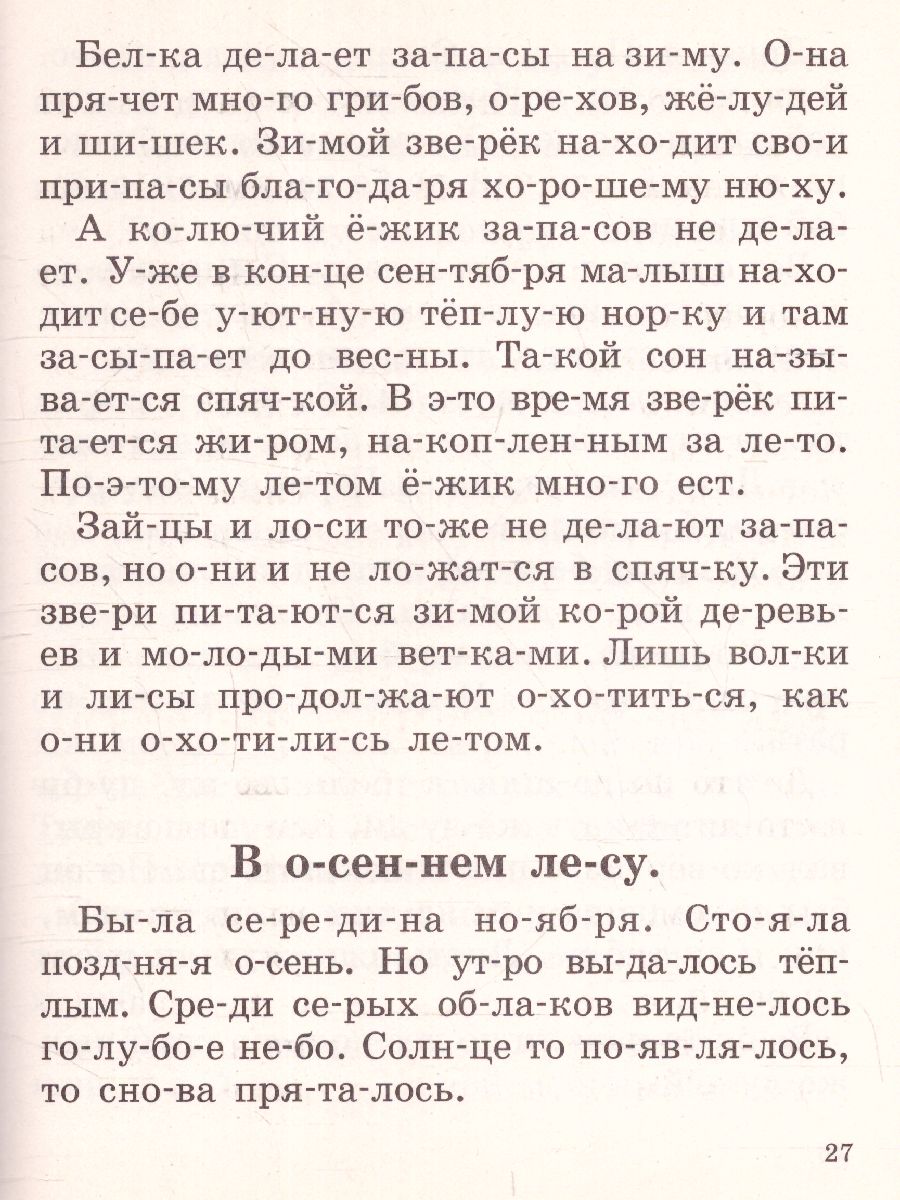 Быстрое обучение чтению 1 класс. Читаем по слогам. Времена года -  Межрегиональный Центр «Глобус»