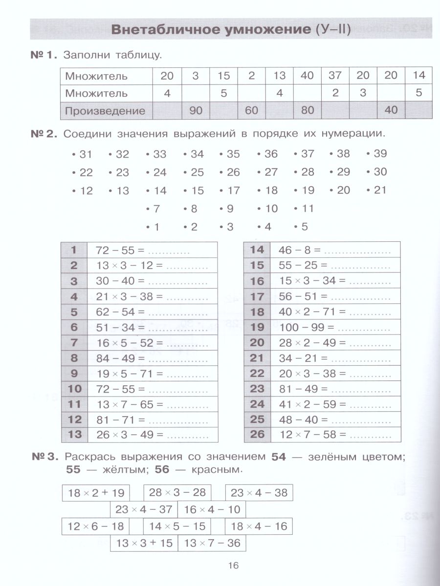 Математика 2-3 классы. Тетрадь-практикум. ВНЕтабличное умножение и деление  - Межрегиональный Центр «Глобус»