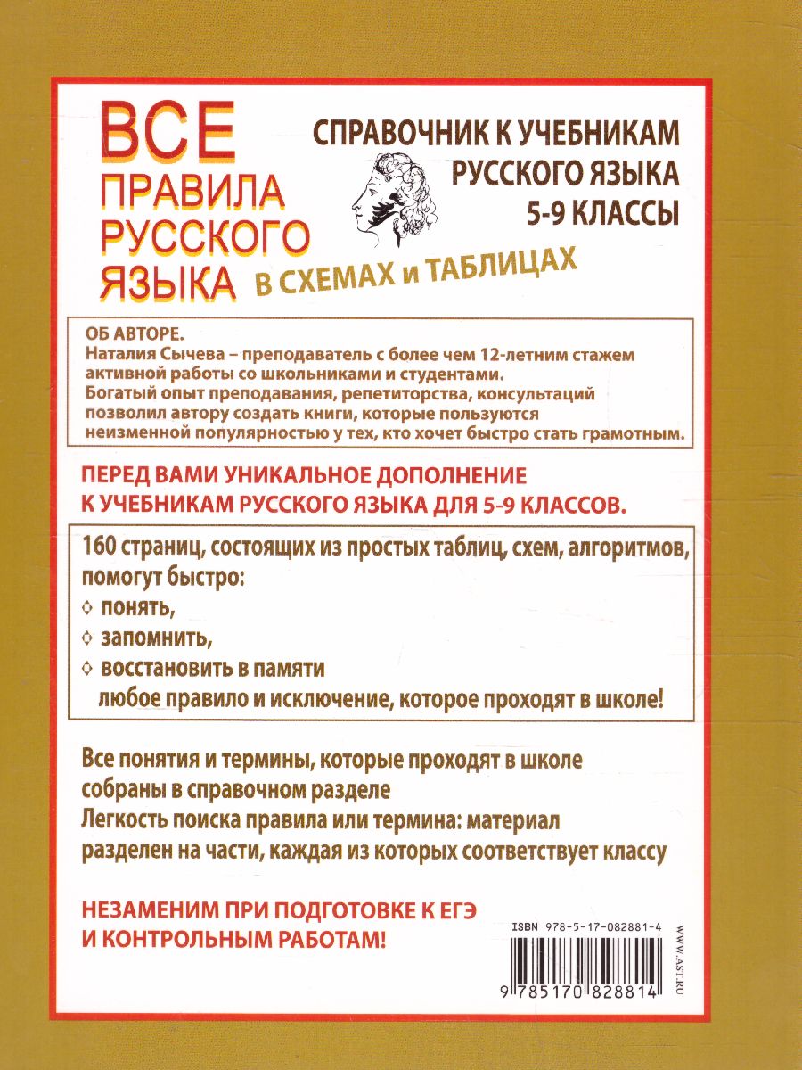 Все правила русского языка классы - купить с доставкой на дом в СберМаркет