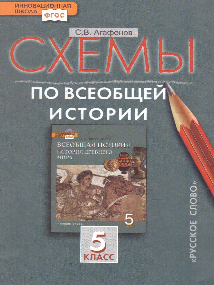 Схемы по Всеобщей Истории 5 класс (к учебнику Михайловского). ФГОС -  Межрегиональный Центр «Глобус»