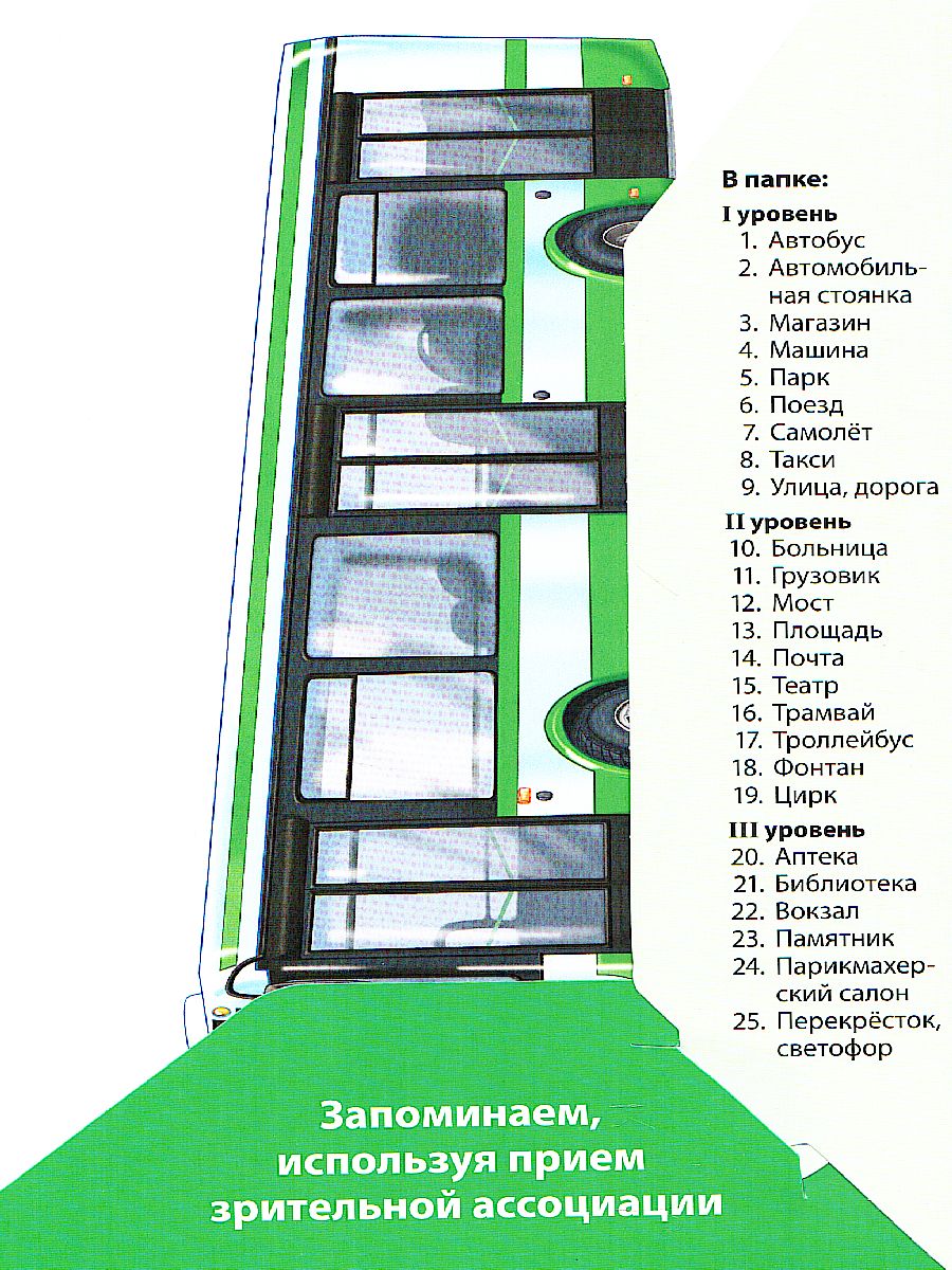 Запоминай слова легко. Город, транспорт. 25 карточек с транскрипцией на  обороте - Межрегиональный Центр «Глобус»