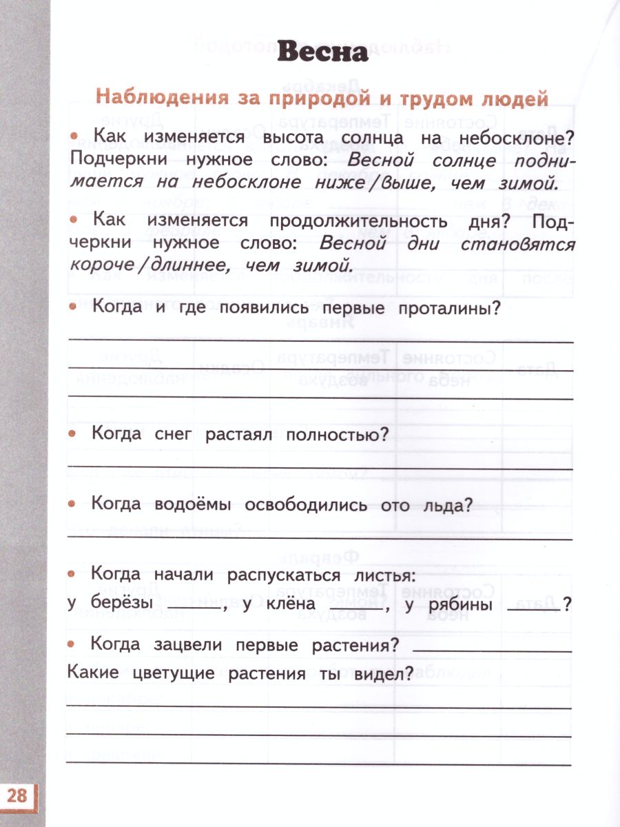 Окружающий мир 2 класс. Рабочая тетрадь. В 2-х частях. Часть 1. ФГОС -  Межрегиональный Центр «Глобус»