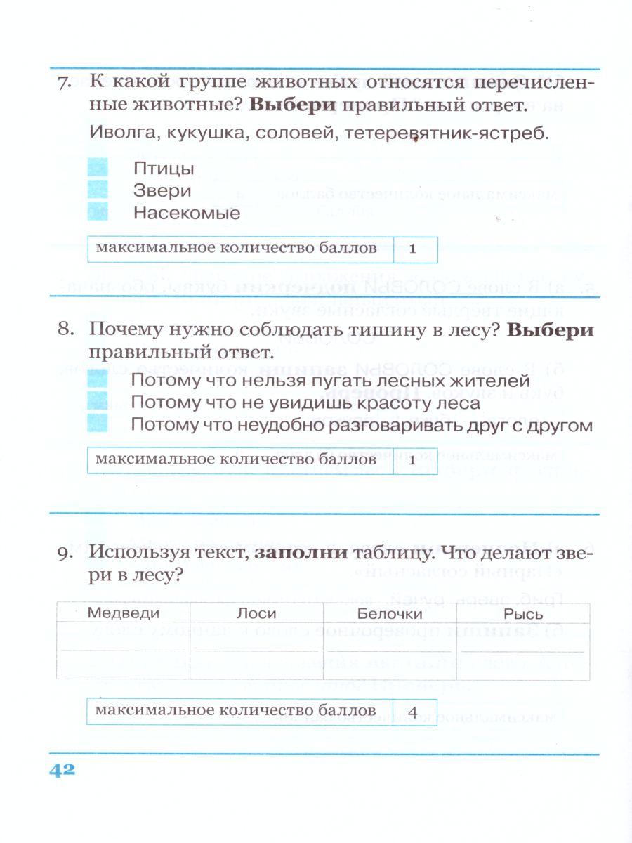 Комплексная итоговая работа 1 класс. Вариант 1. Тетрадь 2 - Межрегиональный  Центр «Глобус»