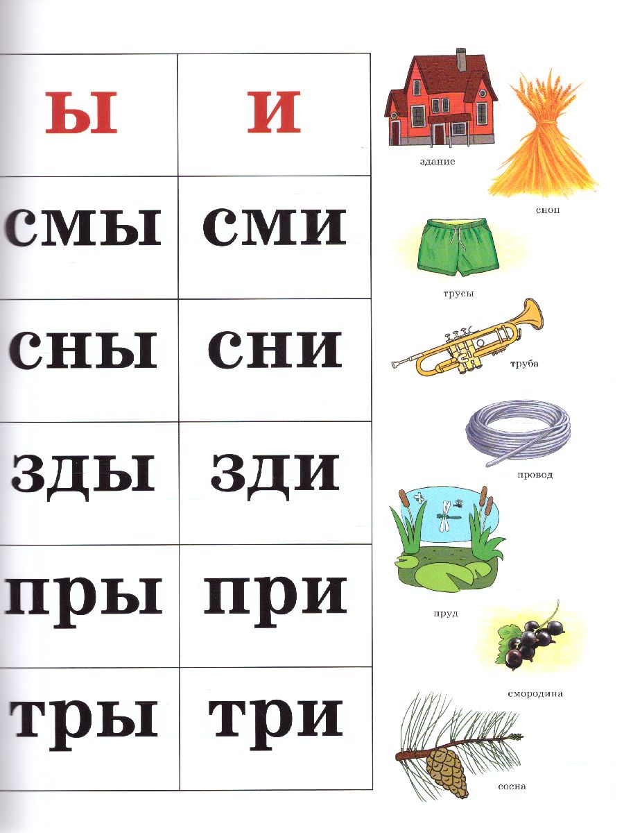 Слоговые таблицы - 2. Слоги со стечением согласных. ФГОС - Межрегиональный  Центр «Глобус»