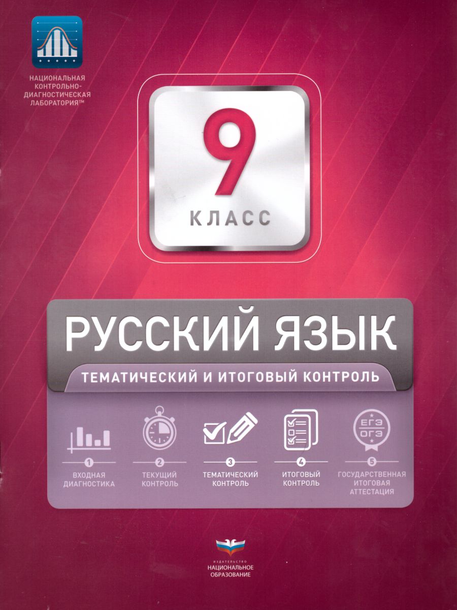 Русский язык 9 класс. Тематический контроль. ФГОС - Межрегиональный Центр  «Глобус»