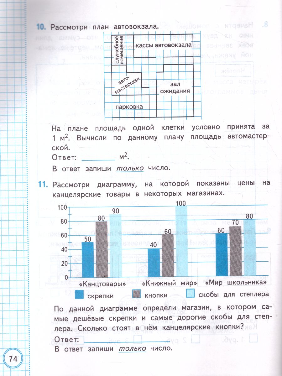 ВСОКО Математика 3 класс. Типовые задания. 10 вариантов. ФГОС -  Межрегиональный Центр «Глобус»