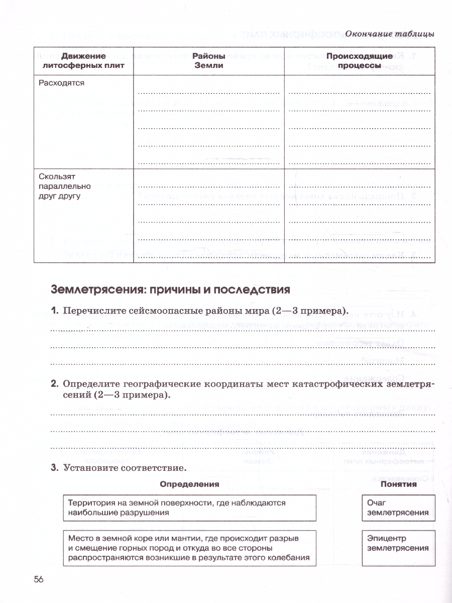 География 5 класс. Землеведение Рабочая тетрадь . К новому учебному пособию  - Межрегиональный Центр «Глобус»