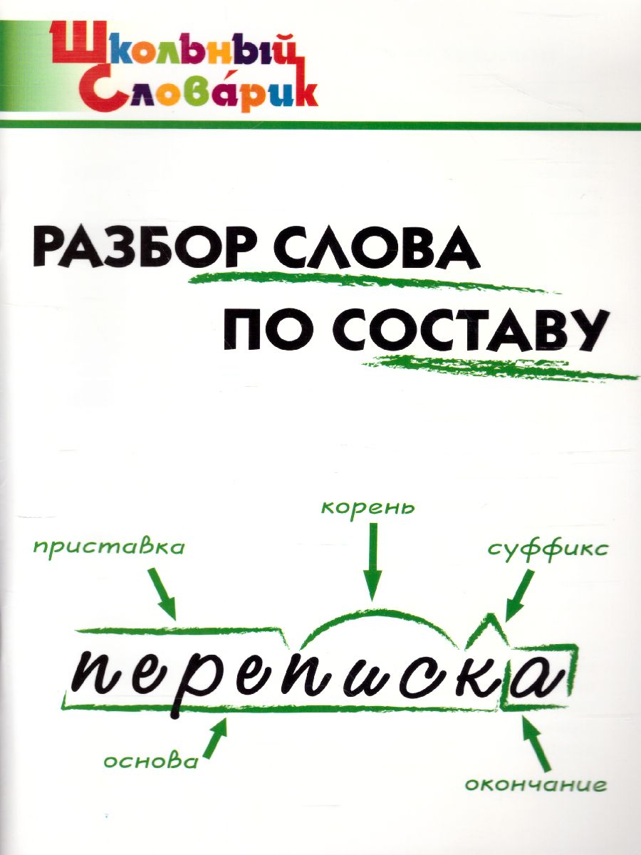 Разбор слова по составу ФГОС - Межрегиональный Центр «Глобус»