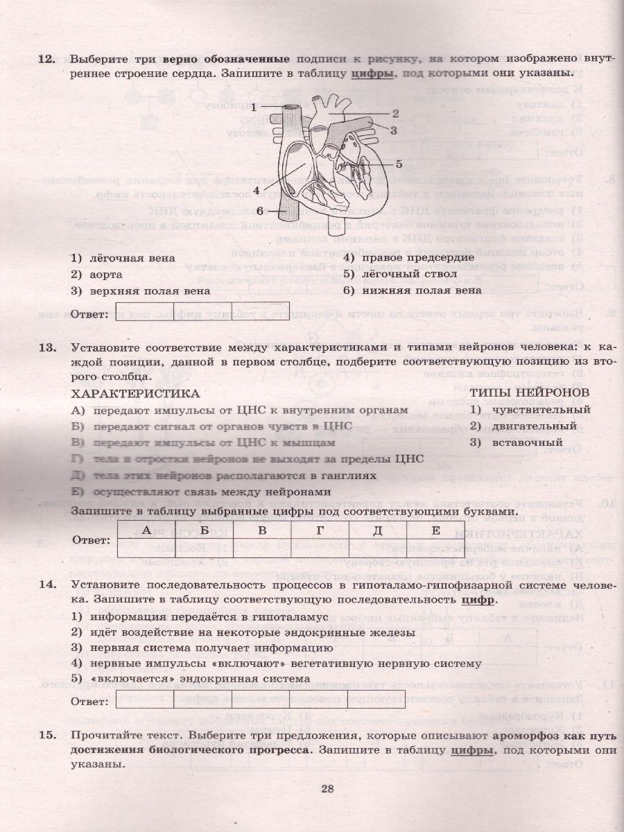 ЕГЭ 2022 Биология. 14 вариантов - Межрегиональный Центр «Глобус»