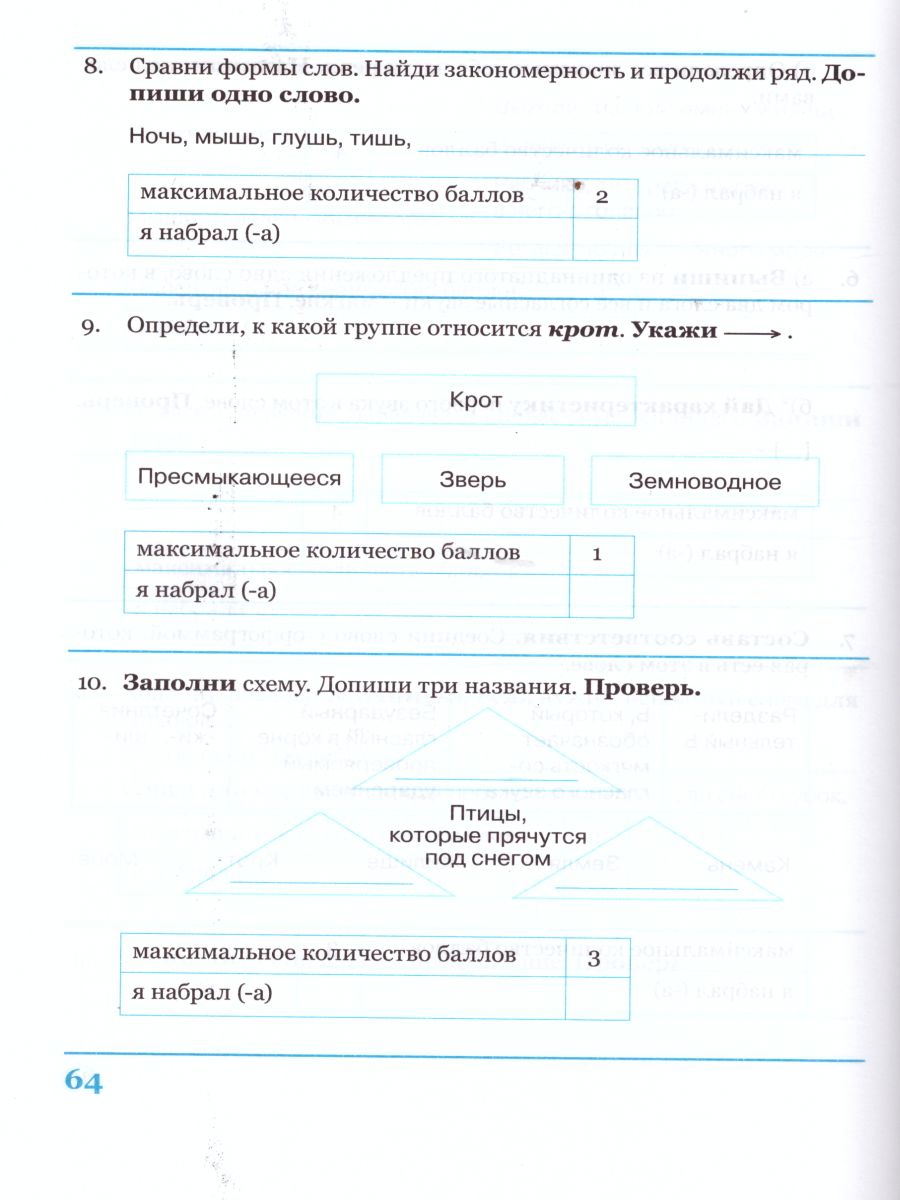 Комплексная итоговая работа 3 класс. Вариант 2. Тетрадь 1. Тетрадь 2.  (комплект) - Межрегиональный Центр «Глобус»