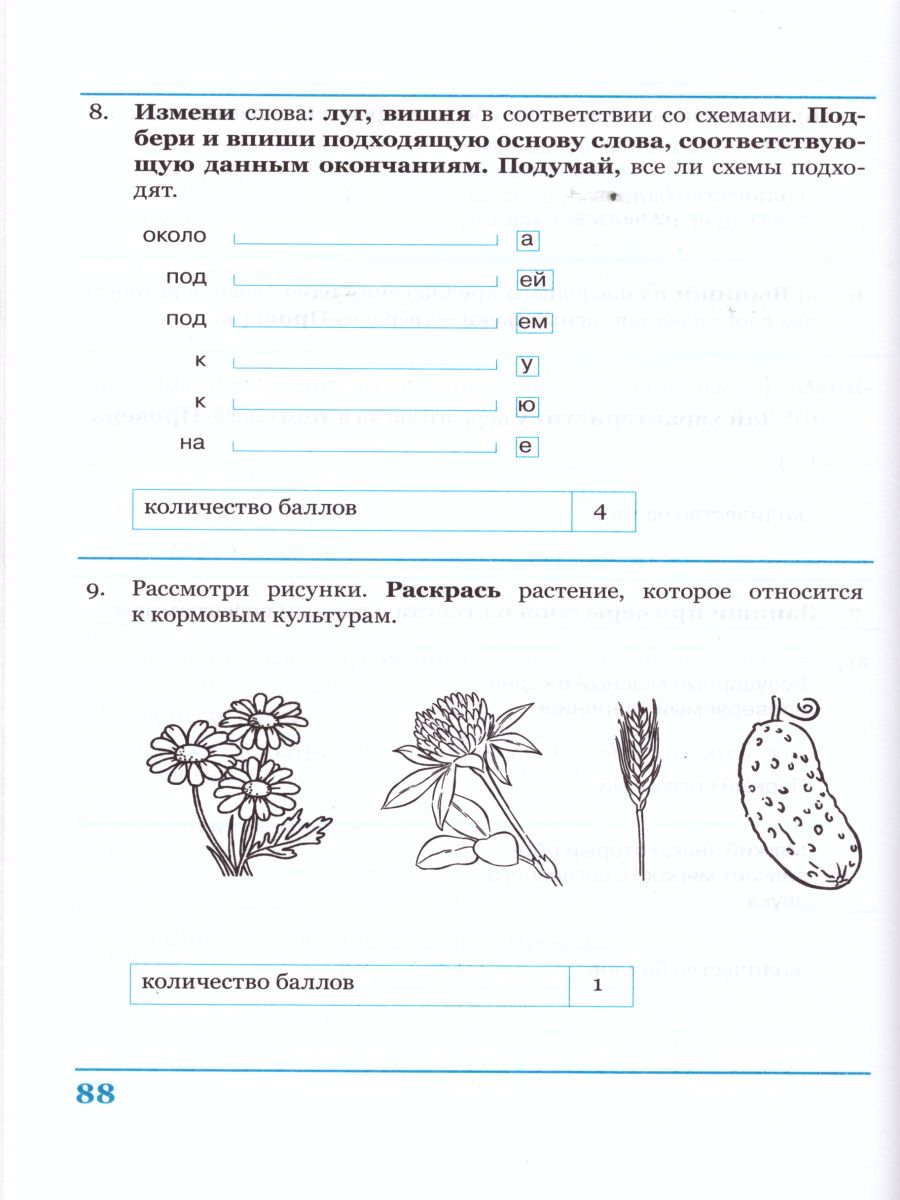 Комплексная итоговая работа 3 класс (Комплект 1+2) Вариант 2 Тетрадь 2 -  Межрегиональный Центр «Глобус»