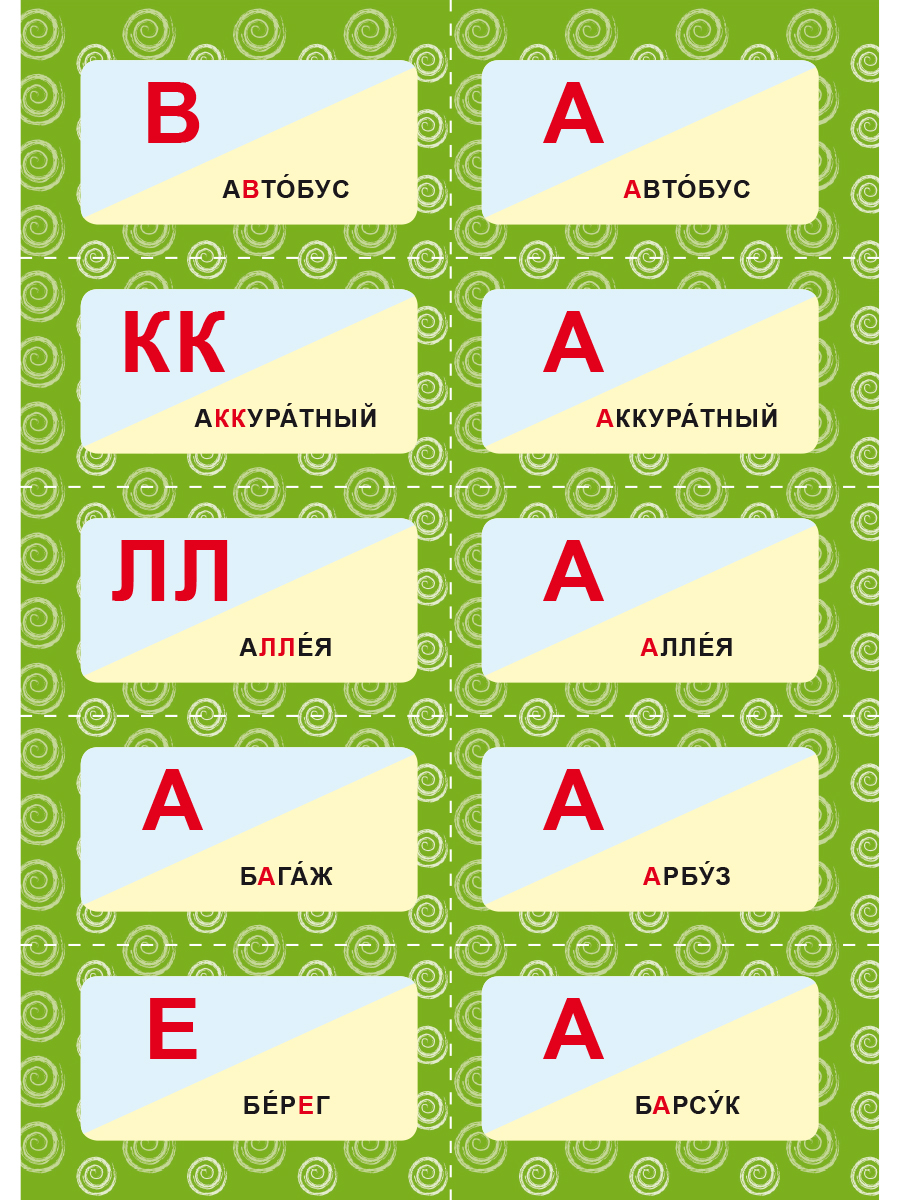 Словарные слова 1-4 классы. Комплект карточек - Межрегиональный Центр  «Глобус»