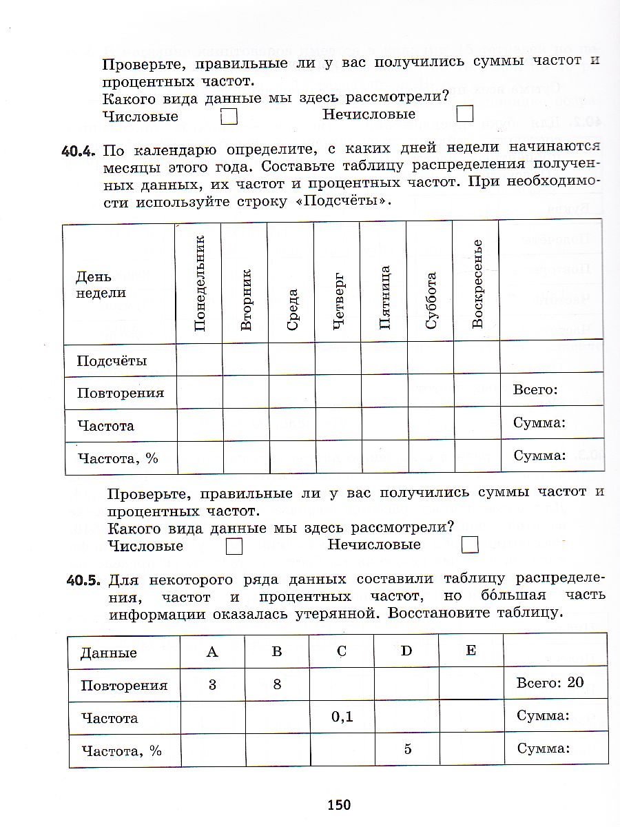 Алгебра 7 класс. Рабочая тетрадь - Межрегиональный Центр «Глобус»