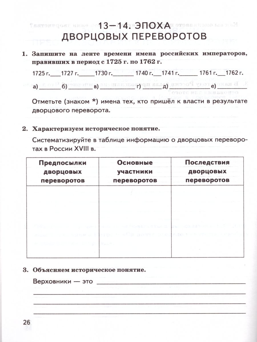 ВПР История России 8 класс. Контрольные измерительные материалы. ФГОС -  Межрегиональный Центр «Глобус»