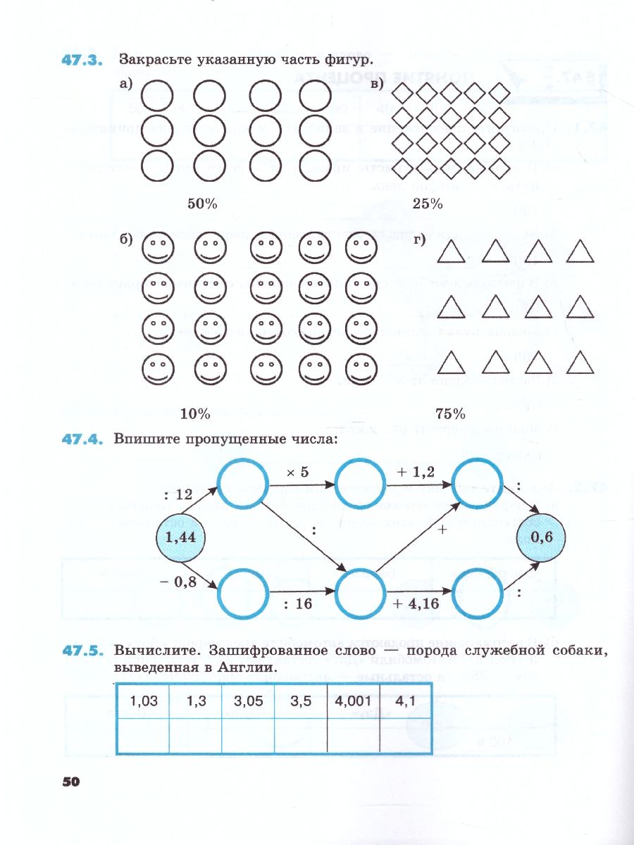 Математика 5 класс. Рабочая тетрадь. Часть 2. ФГОС - Межрегиональный Центр  «Глобус»