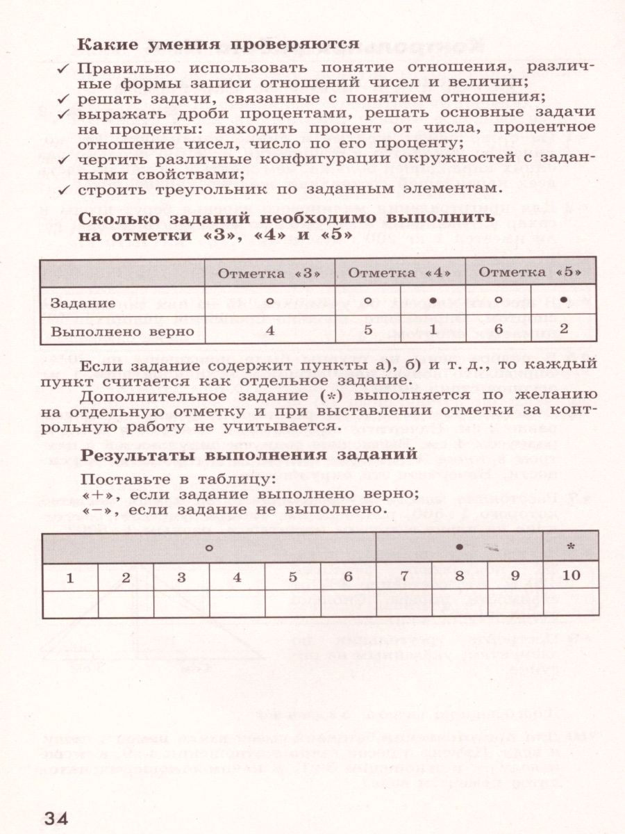 Математика 6 класс. Контрольные работы к учебнику Дорофеева. ФГОС -  Межрегиональный Центр «Глобус»